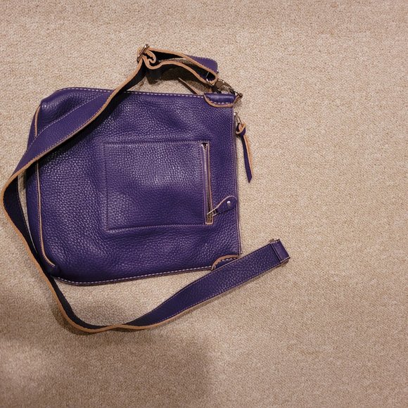 ROOTS Raw Leather Commuter Bag *Rare* - Picture 3 of 3